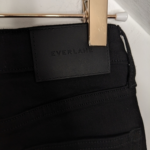 EVERLANE Authentic Stretch High-Rise Skinny in Black NEW Size 25 Regular - Picture 2 of 8